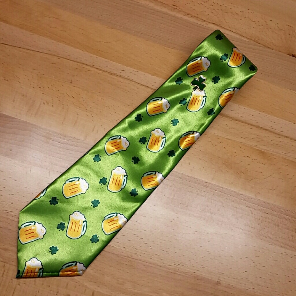🎉 5 for $10 🎉 St. Patrick's Day novelty tie